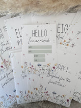 Load image into Gallery viewer, Wildflower Baby Milestone Cards