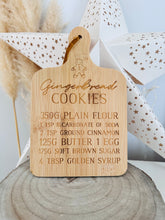 Load image into Gallery viewer, Gingerbread Cookies Bamboo Serving Board