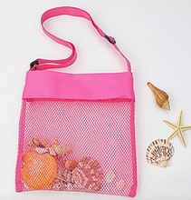 Load image into Gallery viewer, Personalised Beach Finds/Shell Beach Treasures Mesh Bag- Small