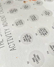 Load image into Gallery viewer, Scratch Reveal Family Activity Advent Calender