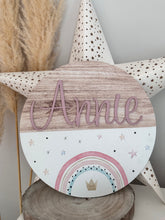Load image into Gallery viewer, Rainbow Name Plaque