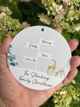 Load image into Gallery viewer, Personalised Family Sign Post Decoration