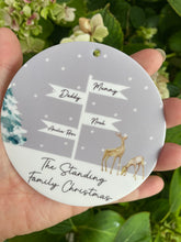 Load image into Gallery viewer, Personalised Family Sign Post Decoration