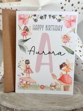 Load image into Gallery viewer, Personalised Fairy Card 5x7