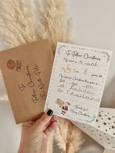 Load image into Gallery viewer, Postcard to Father Christmas