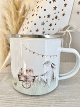 Load image into Gallery viewer, Easter Bunny Enamel Mug