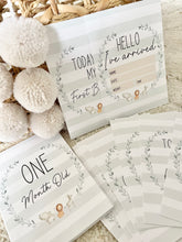 Load image into Gallery viewer, Safari Baby Milestone Cards