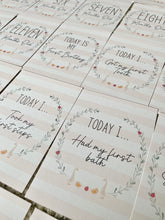 Load image into Gallery viewer, Spring Baby Milestone Cards