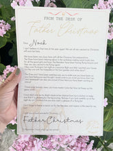 Load image into Gallery viewer, Personalised Letter from Father Christmas