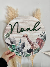 Load image into Gallery viewer, Safari Name Plaque