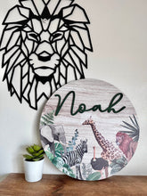 Load image into Gallery viewer, Safari Name Plaque