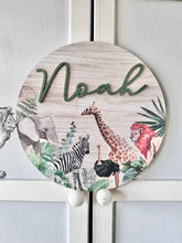 Load image into Gallery viewer, Safari Name Plaque