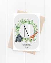 Load image into Gallery viewer, Safari Birthday Card