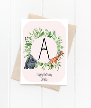 Load image into Gallery viewer, Safari Birthday Card