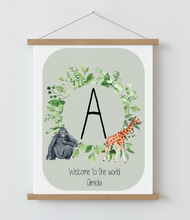 Load image into Gallery viewer, Personalised Jungle Print