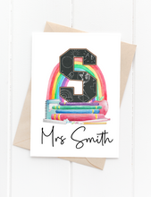 Load image into Gallery viewer, Teacher Initial Card