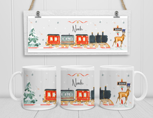 Load image into Gallery viewer, A Winter Journey Ceramic Mug and Decoration Set