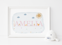 Load image into Gallery viewer, Personalised Name A4 Print