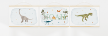 Load image into Gallery viewer, Set of 3 Personalised Dino A4 Prints
