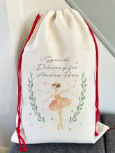 Load image into Gallery viewer, Personalised Nutcracker Christmas Sack