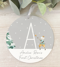 Load image into Gallery viewer, Personalised Snow Nutcracker Decoration