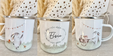 Load image into Gallery viewer, Easter Bunny Enamel Mug