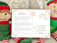 Load image into Gallery viewer, Elf Arrival Postcard