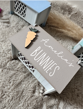 Load image into Gallery viewer, Wooden Bunny Hutch