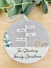 Load image into Gallery viewer, Personalised Family Sign Post Decoration