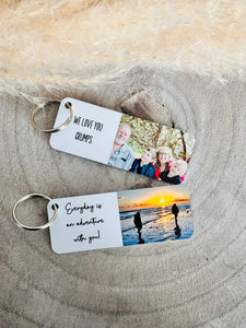 Personalised Photo/Text Keyring