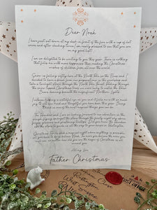 Father Christmas Letter from the North Pole