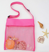 Load image into Gallery viewer, Personalised Beach Finds/Shell Beach Treasures Mesh Bag- Small
