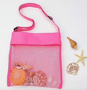 Personalised Beach Finds/Shell Beach Treasures Mesh Bag- Small