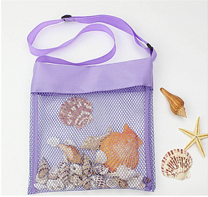 Personalised Beach Finds/Shell Beach Treasures Mesh Bag- Small