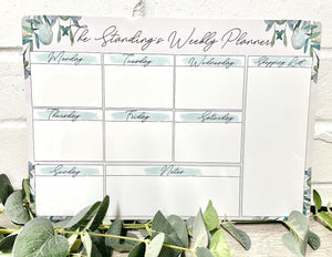 Personalised Dry Wipe Weekly Planner