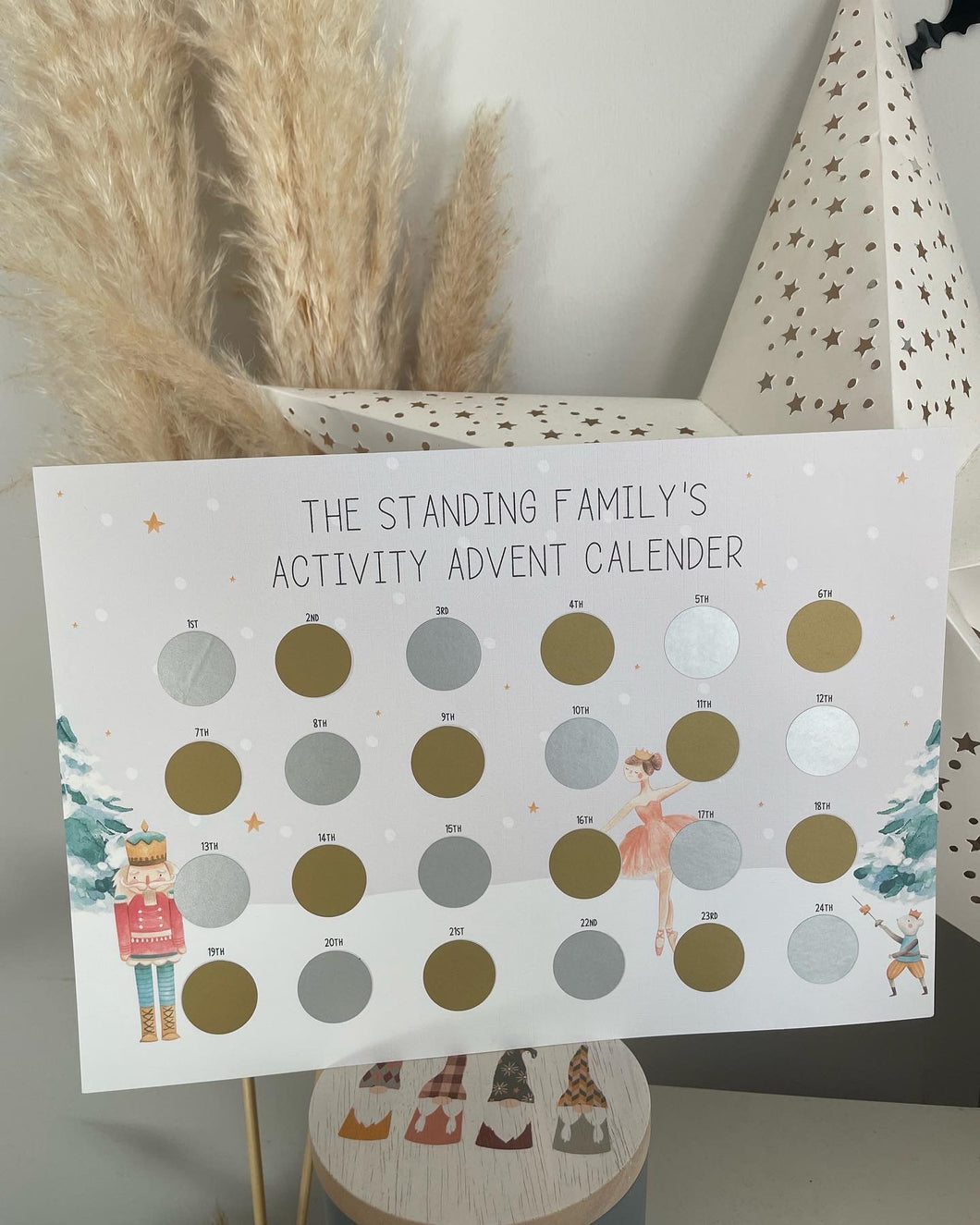 Scratch Reveal Family Activity Advent Calender