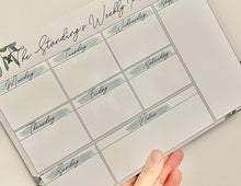 Load image into Gallery viewer, Personalised Dry Wipe Weekly Planner
