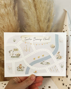 Easter Bunny Postcard and Map set