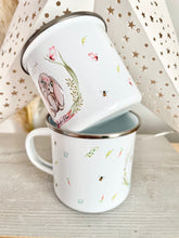 Load image into Gallery viewer, Spring Bunny Enamel Mug
