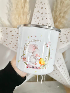 Spring Mouse Enamel Mug