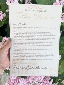 Personalised Letter from Father Christmas
