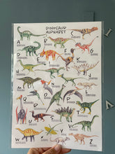 Load image into Gallery viewer, Dino Alphabet Print
