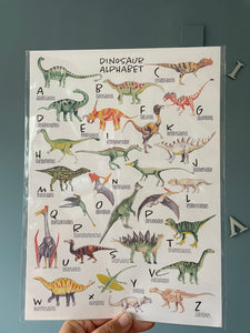 Dino Alphabet Print