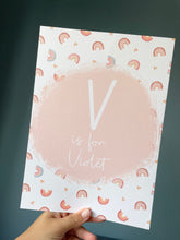 Load image into Gallery viewer, Set of 3 Personalised Rainbow A4 Prints
