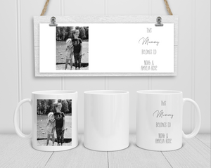 Personalised 'This Daddy/Mummy belongs to....'