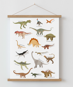 A4 Dinosaur Print
