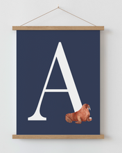 Load image into Gallery viewer, Animal Initial A4 Print
