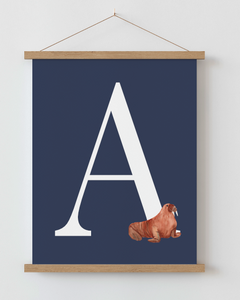 Animal Initial A4 Print