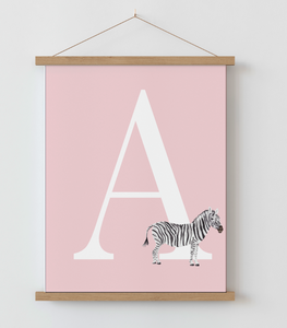 Animal Initial A4 Print