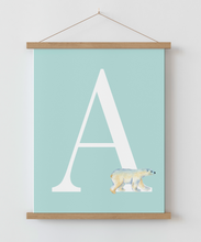 Load image into Gallery viewer, Animal Initial A4 Print
